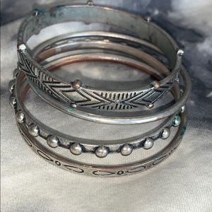 Set of Silver Bangles